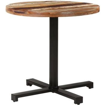 Bistro stolek kulatý O 80 × 75 cm masivní recyklované dřevo (320293)