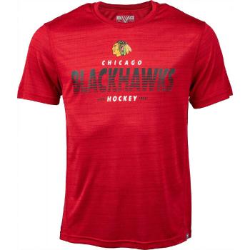 Levelwear LOGO TEE CHICAGO Pánské tričko, červená, velikost M