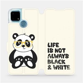 Flip pouzdro na mobil Realme 7i - M041S Panda - life is not always black and white (5903516587223)