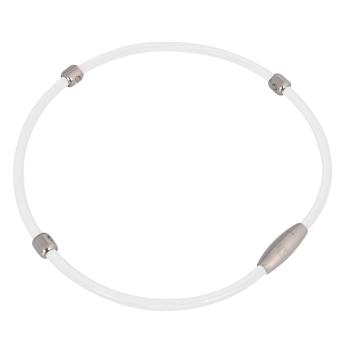Magnetický náhrdelník inSPORTline Alkione  bílá  45 cm