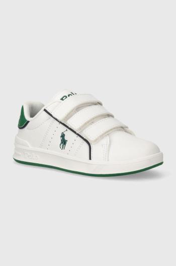 Dětské sneakers boty Polo Ralph Lauren bílá barva