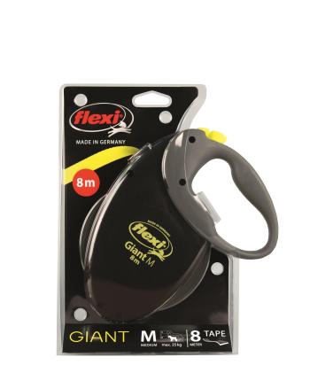 Flexi GIANT M  8m/25kg  pásek - Neon