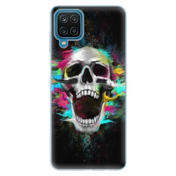 Odolné silikonové pouzdro iSaprio - Skull in Colors - Samsung Galaxy A12