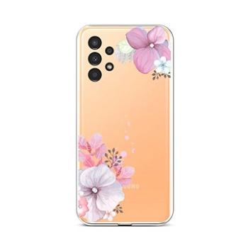 TopQ Kryt Samsung A13 silikon Violet Blossom 72084 (Sun-72084)