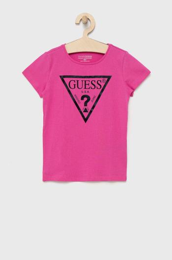 Guess - Dětské bavlněné tričko