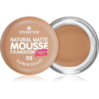 essence NATURAL MATTE MOUSSE pěnový make-up odstín 03 16 g