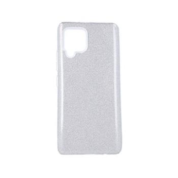 TopQ Samsung A42 glitter stříbrný 55357 (Sun-55357)