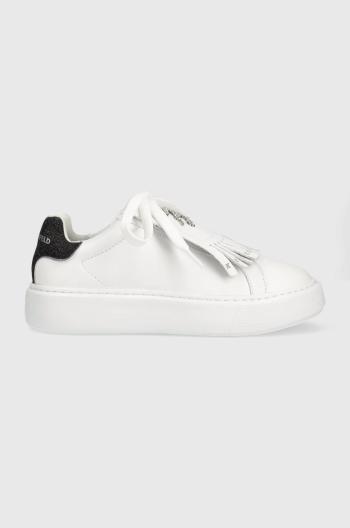 Sneakers boty Karl Lagerfeld Kl62230 Maxi Kup bílá barva