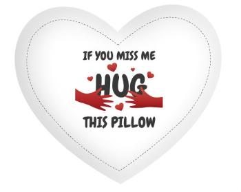 Polštář Srdce Hug this pillow