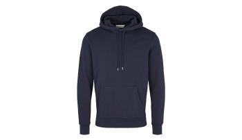 By Garment Makers The Organic Hood Sweatshirt Jones modré GM991102-3096