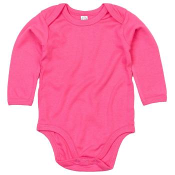 Babybugz Kojenecké body s dlouhým rukávem - Fuchsiová | 12-18 měsíců