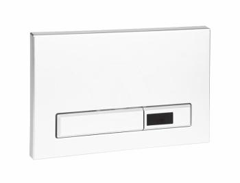 SANELA Příslušenství Elektronické ovládací tlačítko splachování WC, do rámu SLR 21, bílá SLW 02A