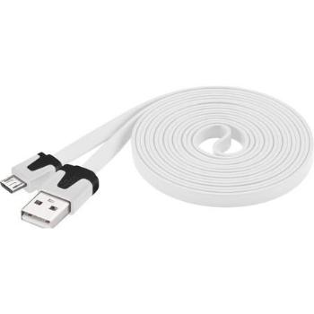 PremiumCord ku2m2fp1 micro USB 2.0, A-B, 2m, bílý