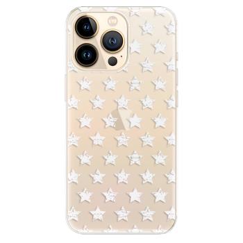 Odolné silikonové pouzdro iSaprio - Stars Pattern - white - iPhone 13 Pro