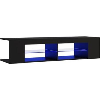 SHUMEE s LED osvětlením černý 135 × 39 × 30 cm (804230)