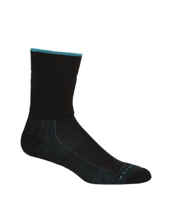 dámské merino ponožky ICEBREAKER Wmns Outdoor_Medium Crew, Black velikost: L