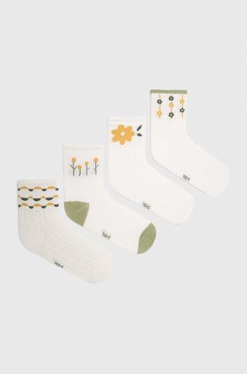 Ponožky Answear Lab 4-pack dámské, bílá barva