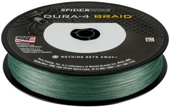 Spiderwire splétaná šňůra dura4 300 m green - průměr 0,10 mm / nosnost 9,1 kg