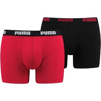 Puma BASIC 2P Pánské boxerky, červená, velikost