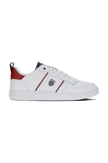 Kožené sneakers boty K-Swiss LOZAN MATCH LTH bílá barva, 08903.119.M