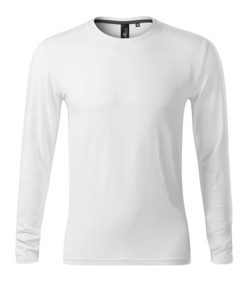 MALFINI Pánské tričko s dlouhým rukávem Brave - Bílá | XL