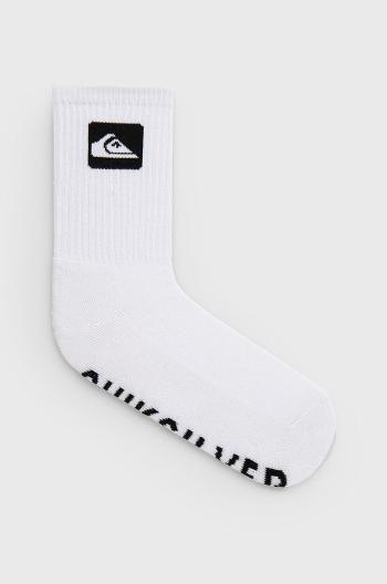 Ponožky Quiksilver pánské, bílá barva