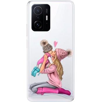 iSaprio Kissing Mom pro Blond and Girl pro Xiaomi 11T / 11T Pro (kmblogirl-TPU3-Mi11Tp)