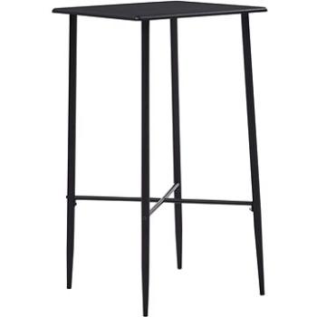 Barový stůl černý 60x60x111 cm MDF (281549)