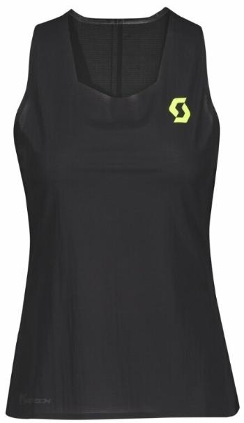 Scott RC Run Kinetech Womens Tank Yellow/Black M Běžecké tílko