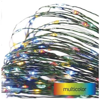 EMOS LED vánoční nano řetěz zelený, 15 m, venkovní i vnitřní, multicolor, časovač (D3AM03)