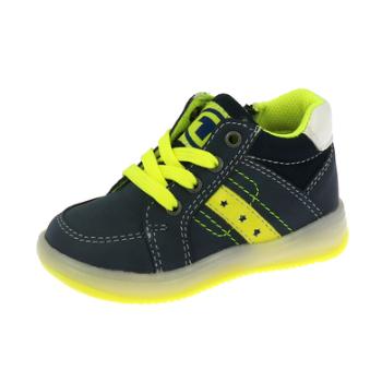 TOM TAILOR nízká obuv navy-neon yellow