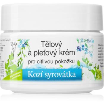 Bione Cosmetics Kozí Syrovátka výživný krém na obličej a tělo pro citlivou pokožku 260 ml