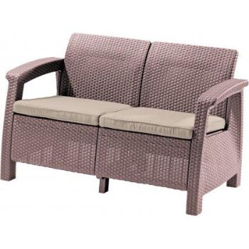 Allibert CORFU LOVE SEAT 35594 Pohovka - cappuccino