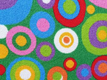 Spoltex koberce Liberec  60x600 cm Dětský metrážový koberec Candy 24 -  bez obšití  Zelená