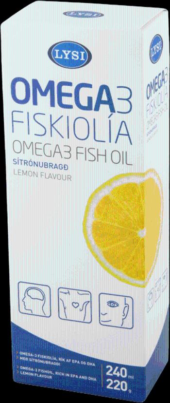 Lysi Omega 3 oil lemon 240 ml
