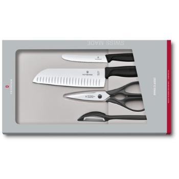 VICTORINOX Kuchyňská sada SwissClassic 4ks černá - doprava zdarma