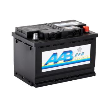 Autobaterie AAB EFB 70Ah, 12V, 760A