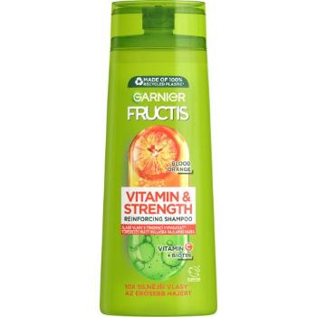 Garnier Fructis Vitamin & Strength Reinforcing Shampoo 250 ml šampon pro ženy na oslabené vlasy; proti vypadávání vlasů