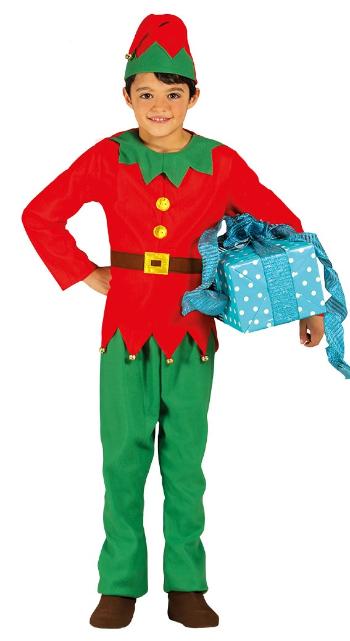 Guirca Dětský kostým - Vánoční Elf Velikost - děti: S