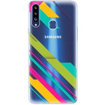 iSaprio Color Stripes 03 pro Samsung Galaxy A20s (colst03-TPU3_A20s)
