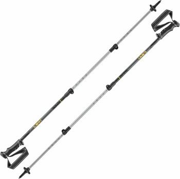 Leki Journey Lite Dark Anthracite/Black/Mango 100 - 135 cm Turistické hole