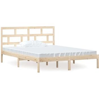 Rám postele masivní dřevo 150 × 200 cm King Size, 3101223 (3101223)