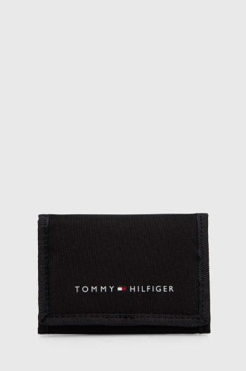 Dětská peněženka Tommy Hilfiger černá barva, AU0AU01778