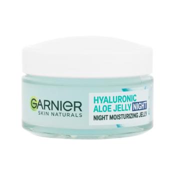 Garnier Skin Naturals Hyaluronic Aloe Jelly Night Moisturizing Jelly 50 ml noční pleťový krém na všechny typy pleti; na rozjasnění pleti