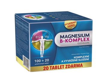 Glenmark Magnesium B-komplex 100+20 tablet