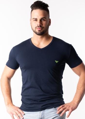 Pánské tričko Emporio Armani 110810 9P723 XXL Tm. modrá