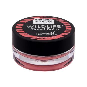 Barry M Wildlife Tinted Balm 3,6 g balzám na rty pro ženy Sunset Pink