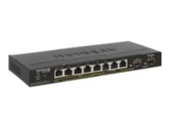 NETGEAR S350 Series 8-port Gigabit PoE+ Ethernet Smart Managed Pro Switch with 2 SFP Ports, GS310TP, GS310TP-100EUS