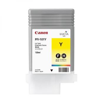 CANON PFI-101 Y - originální cartridge, žlutá, 130ml
