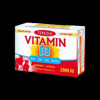 Terezia Vitamín D3 2000 IU 30 tobolek